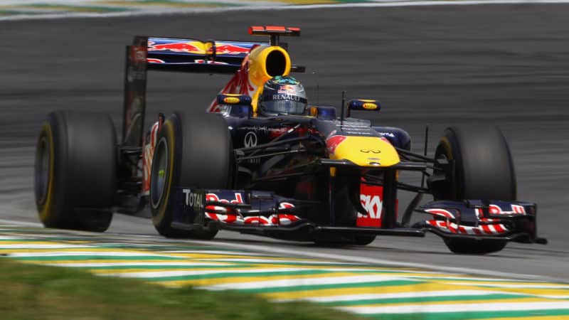 2 2011 Brazilian GP Sebastian Vettel Red Bull