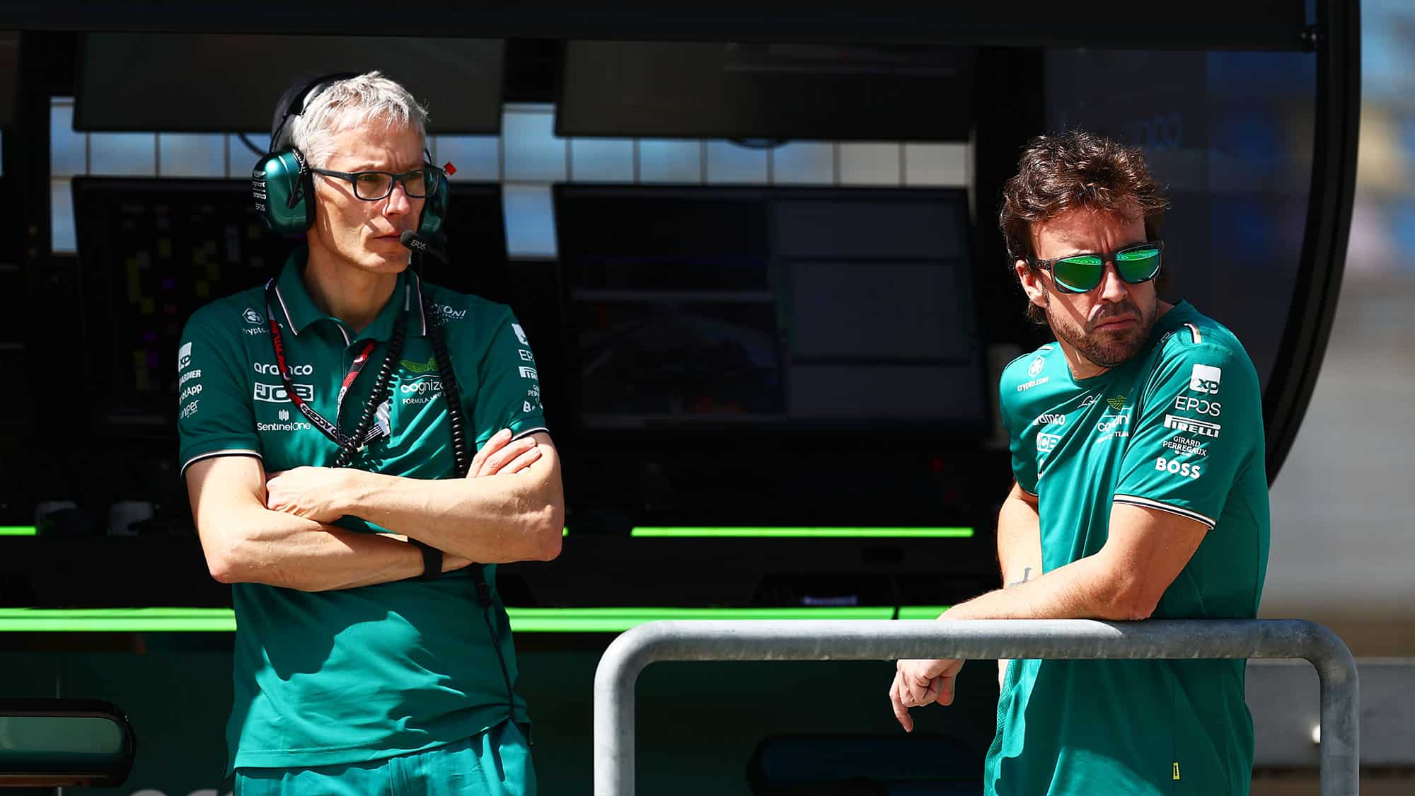 2 Fernando Alonso Aston martin Bahrain 2023 F1 pre-season test