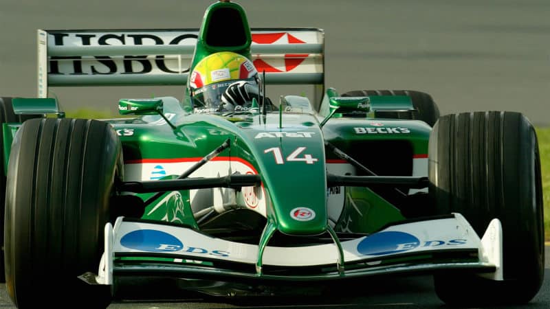2003 Australian GP Mark Webber Jaguar