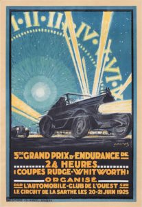 24 Heures 3rd Gp advertisment poster