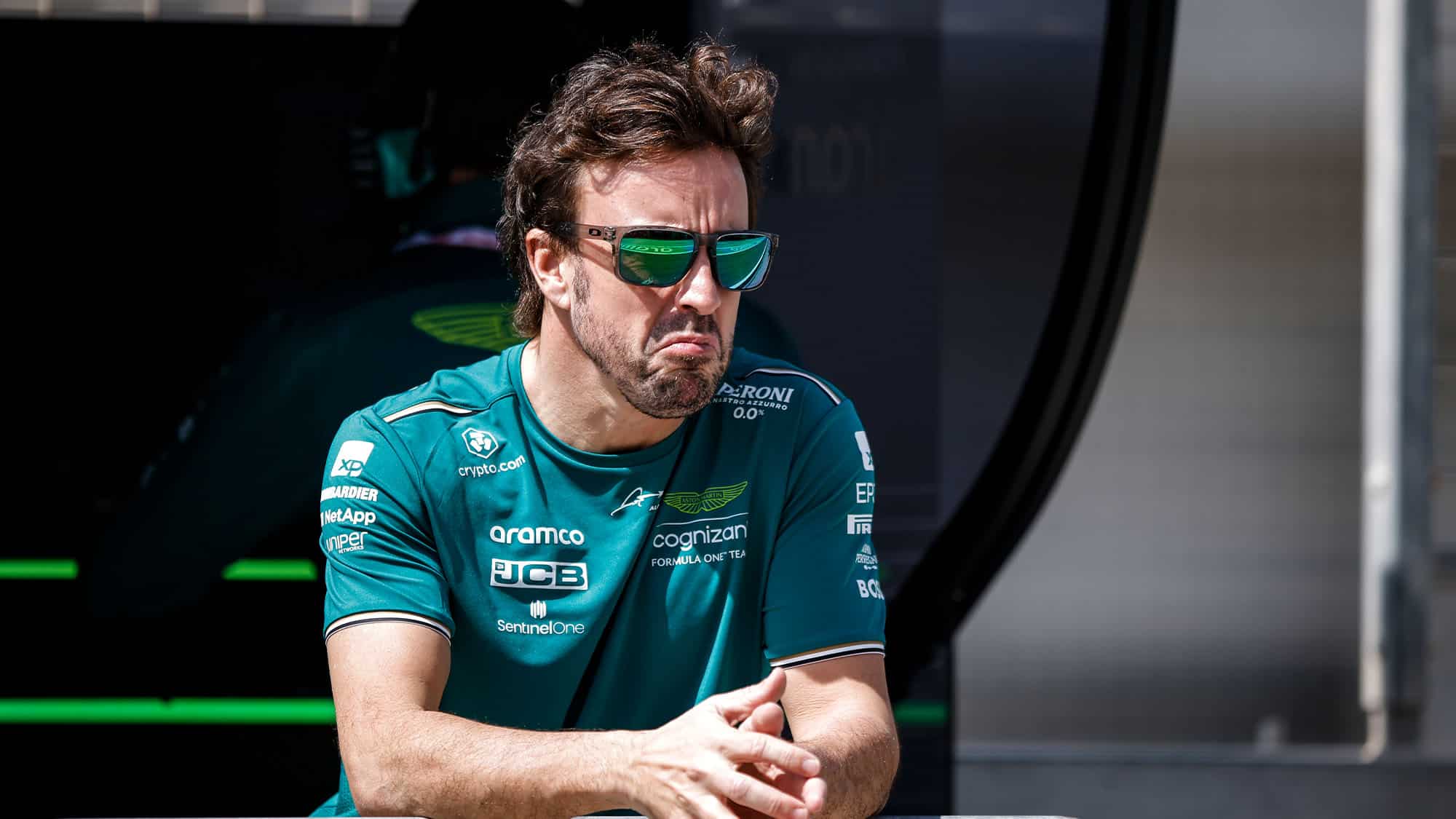 4 Fernando Alonso Aston martin Bahrain 2023 F1 pre-season test