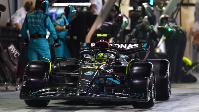 4 Lewis Hamilton Mercedes 2023 Bahrain GP