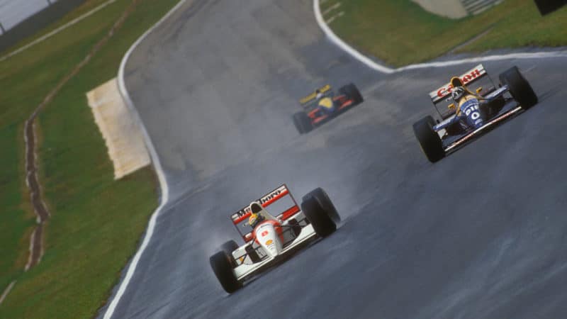 5 Ayrton Senna McLaren 1993 Brazilian GP