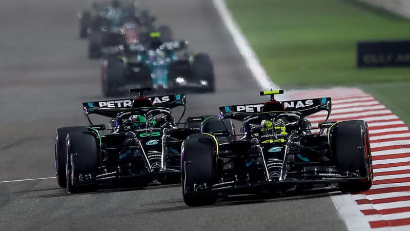 5 Lewis Hamilton Mercedes 2023 Bahrain GP