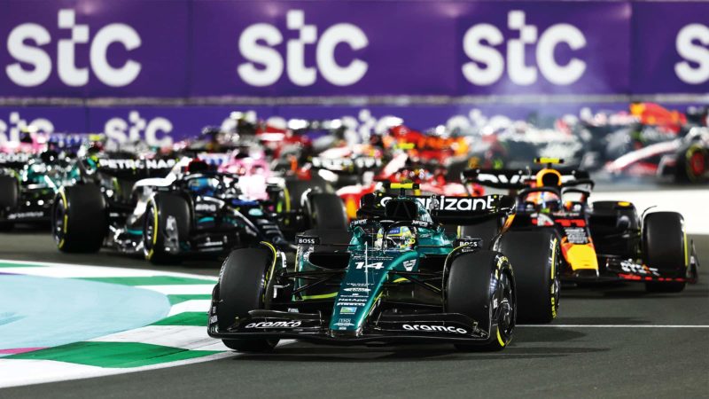 Alonso – leading the Saudi Arabian Grand Prix