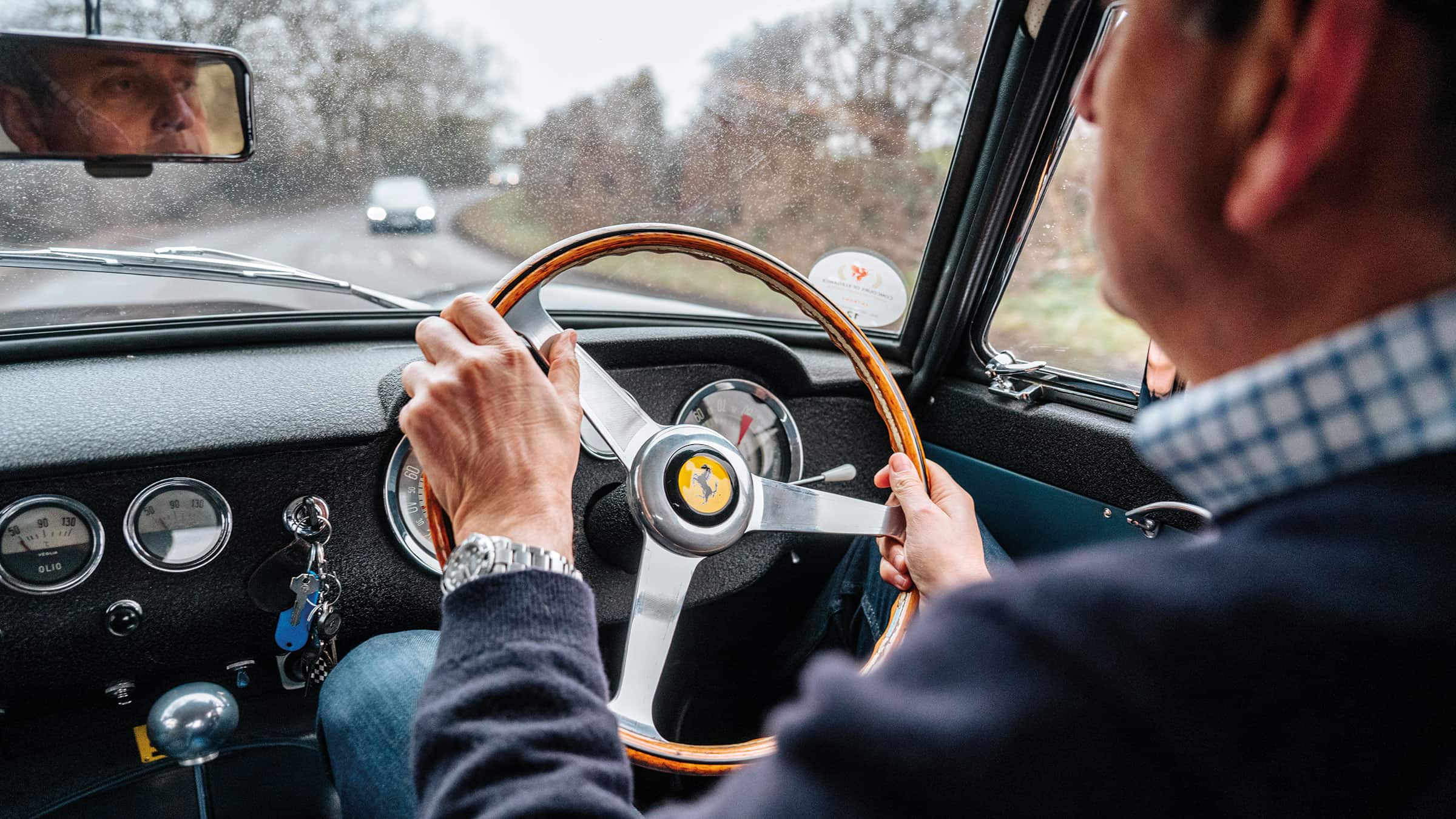 Andrew Frankel behind the wheel