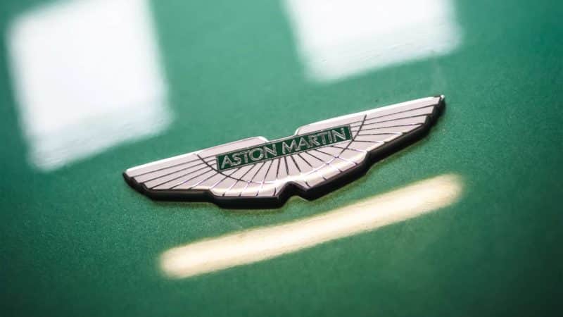 Aston Mation logo on Bonnet