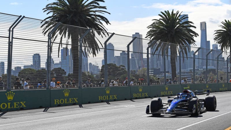 2022 Australian Grand Prix Williams