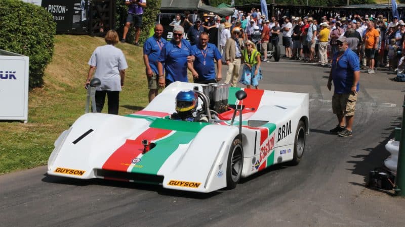 BRM P154 at Shelsley Walsh in 2022