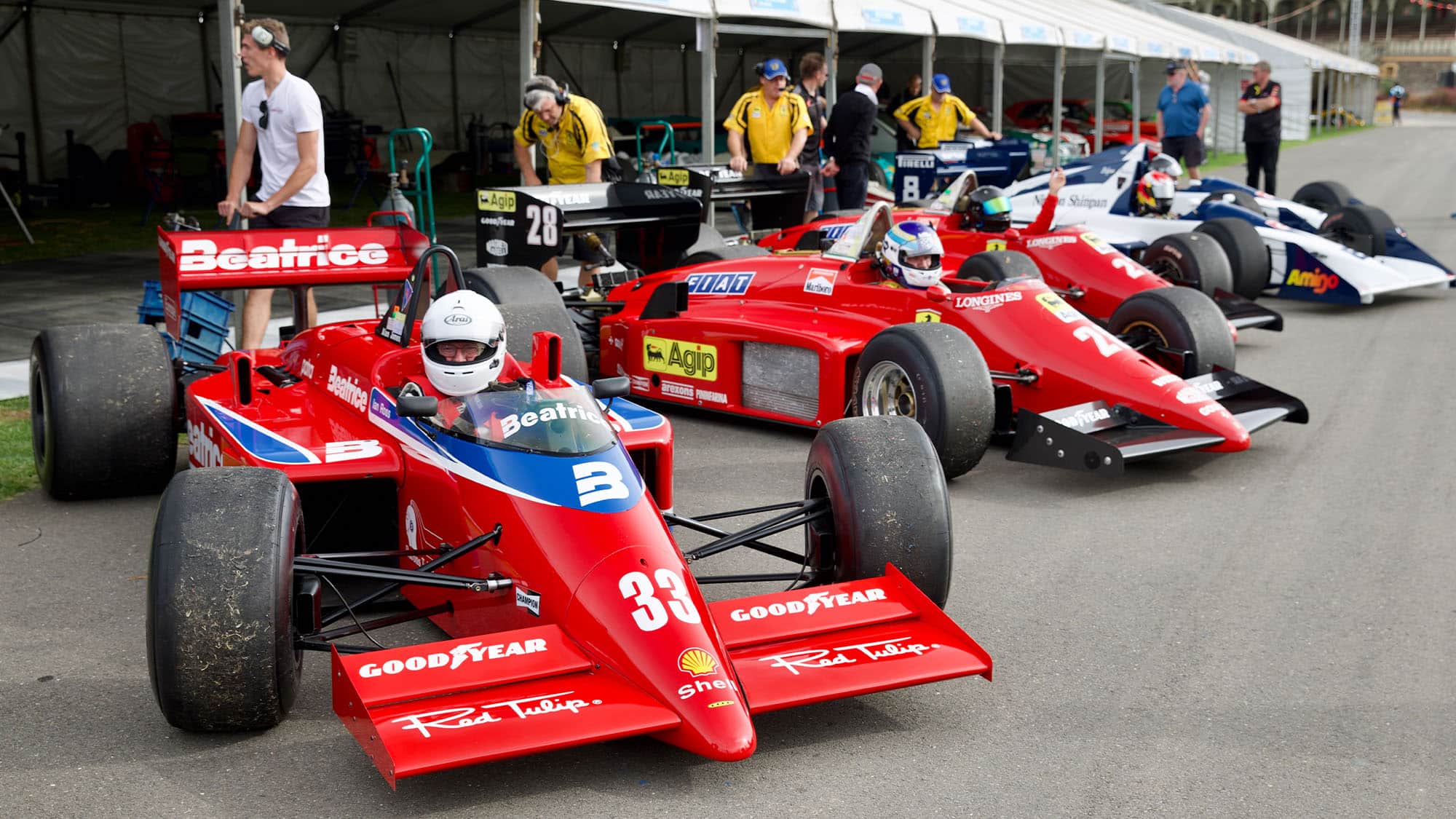 Beatrice Lola F1 car at 2023 Adelaide Motor Sport Festival