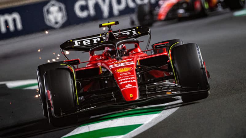 Carlos Sainz Ferrari 2023 Saudi Arabian GP