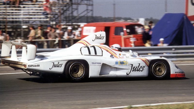 Derek Bell in the 936 at Le Mans 1981