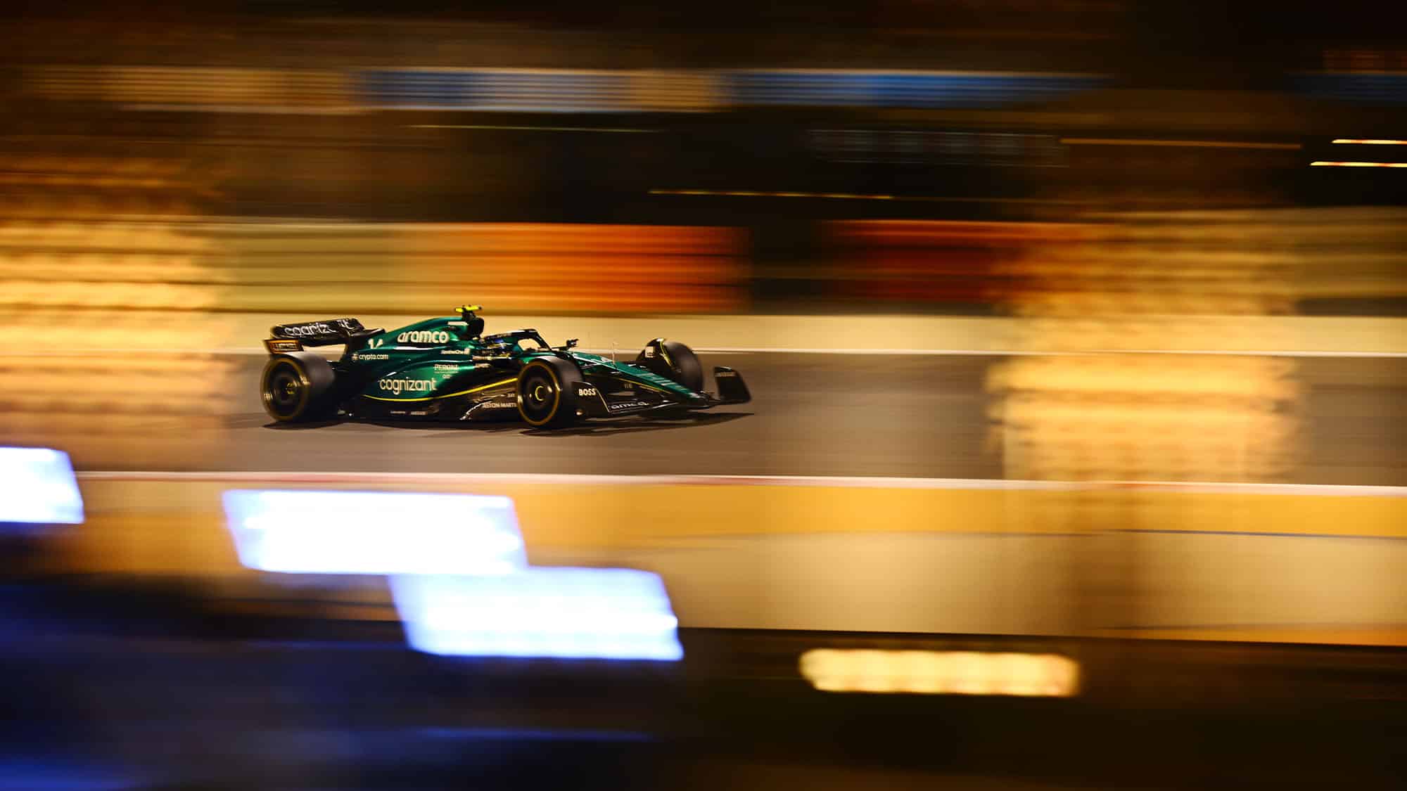 Fernando Alonso Aston martin Bahrain 2023 F1 pre-season test