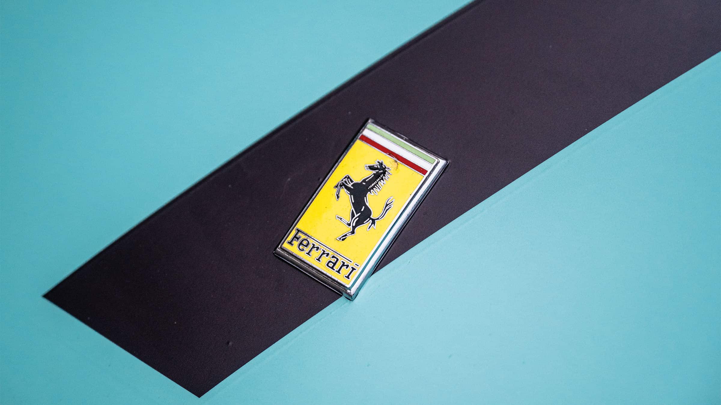 Ferrari logo on the 250 GT SWB