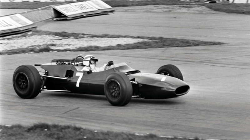 Formula 2 cars with Jackie Stewart