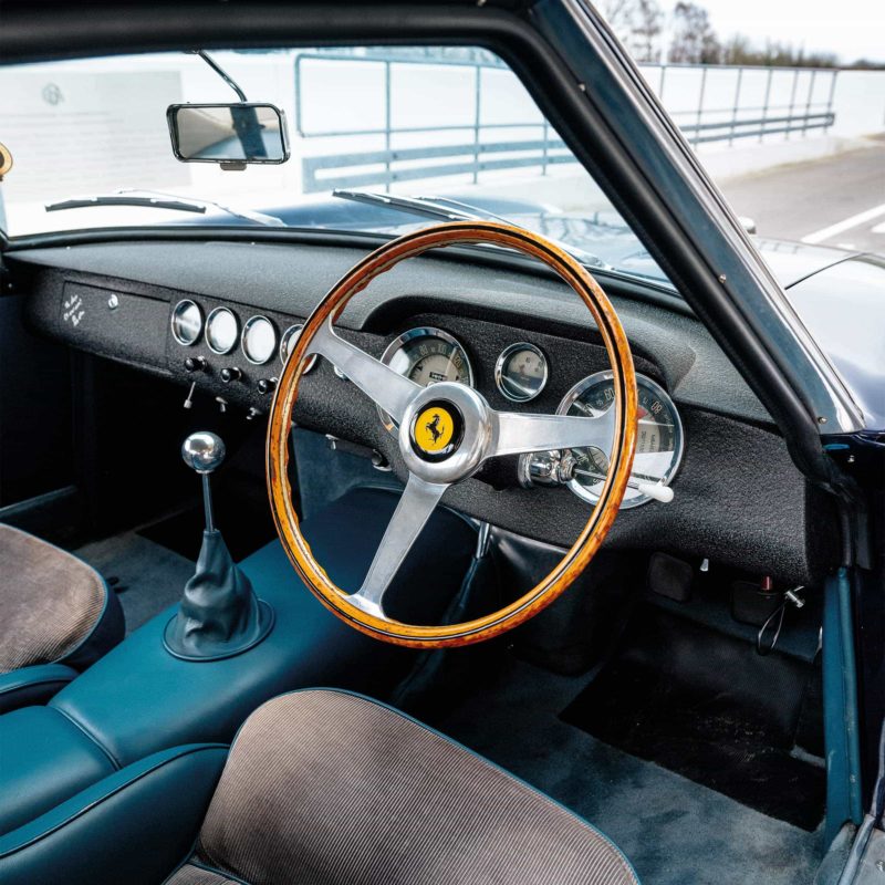 Interior of the Ferrari 250 SWB