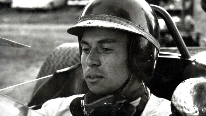 Jim Clark in the drivers seat