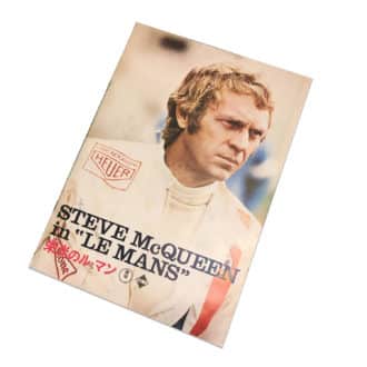 Product image for Le Mans Film | Steve McQueen (Heuer Watch) Japanese | 1971 | Original Vintage Press Book