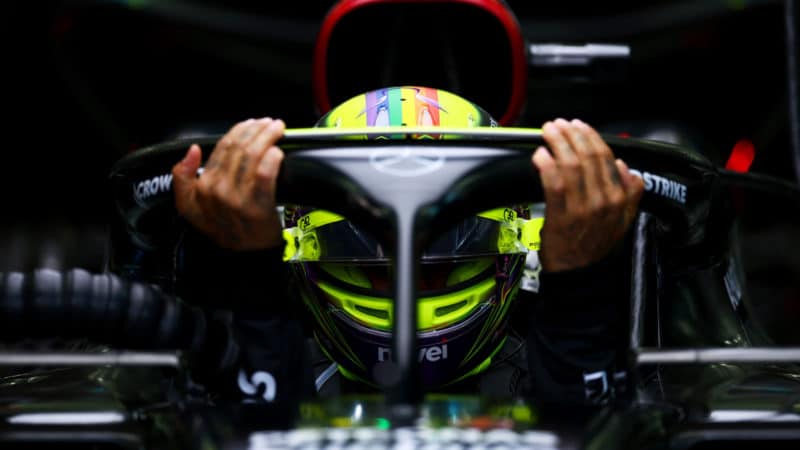 Lewis Hamilton Mercedes 2023 Bahrain GP