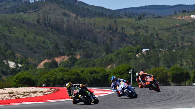 Marco Bezzecchi and Alex Marquez lead two KTM riders in the 2023 MotoGP Portuguese GP