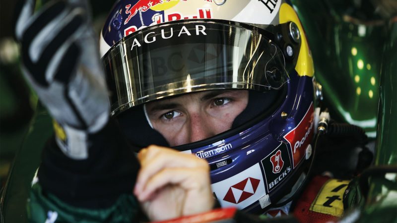 Mark Webber in Jaguar 2003