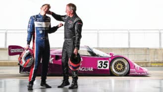 Martin Brundle back in Group C Jaguar XJR-12