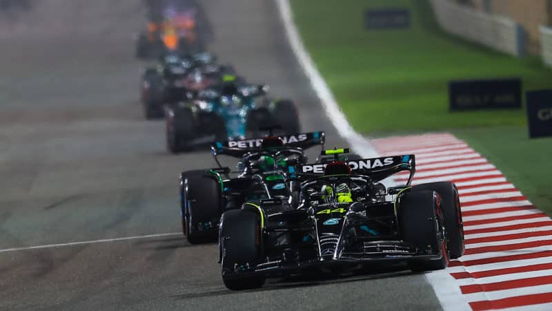 Mercedes at the 2023 Bahrain GP