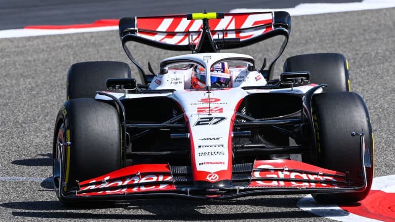 Nico Hulkenberg Haas F1 team test 2023