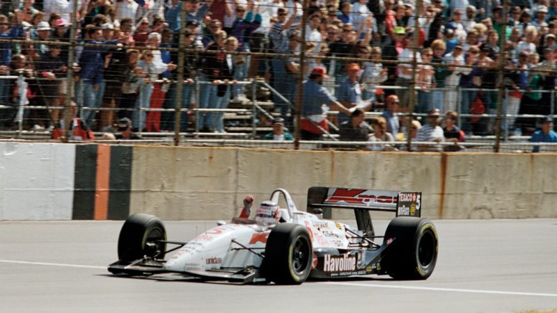 Nigel Mansell at Nazareth Speedway, Pennsylvania