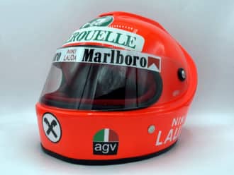Product image for Niki Lauda 1976 AGV Replica Crash Helmet | Replica Formula 1 Helmet | Ferrari