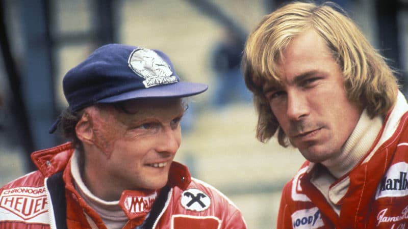 Niki Lauda and James Hunt 1976