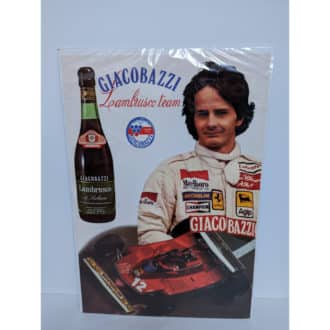 Product image for Original Vintage Gilles Villeneuve Lambrusco Poster