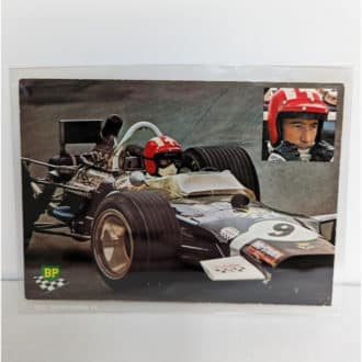 Product image for Vintage Signed Jo Siffert Lotus 1960s Postcard