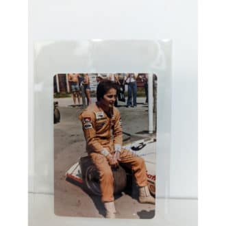 Product image for Vintage Signed Gilles Villeneuve Formula Atlantic 1970s Photograph