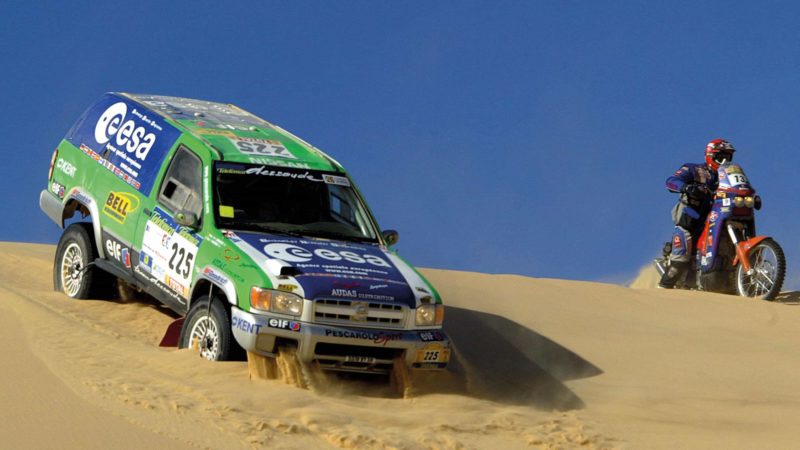 Pescarolo at Dakar Rally in 2003