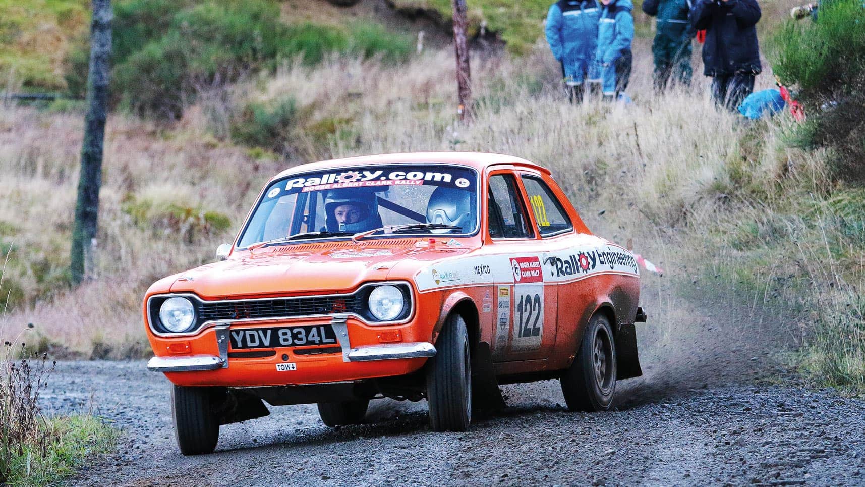 Rally car at Roger Albert Clark event