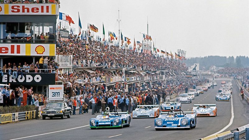 Starting grid at Le Mans 1974