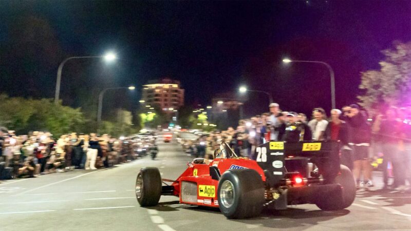 Stefan Johansson 1985 Ferrari at Adelaide Motor Sport Festival