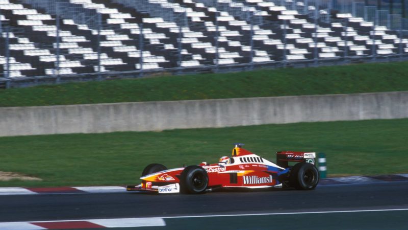 Tom Kristensen testing Formula car