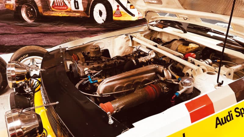 1986 Audi S1 E2 Sport Quattro profile engine