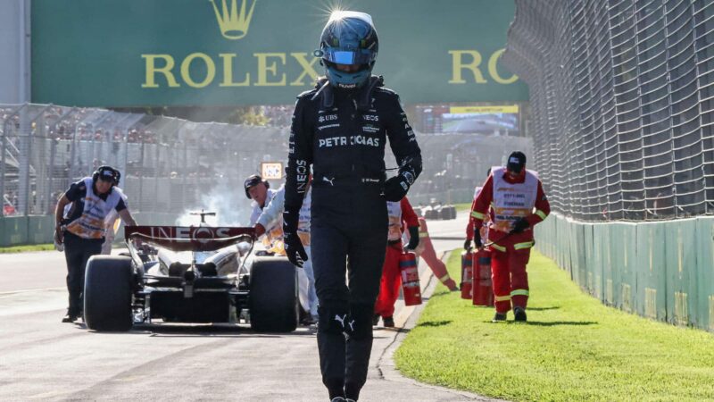 2023 Australian GP 2 George Russell Mercedes