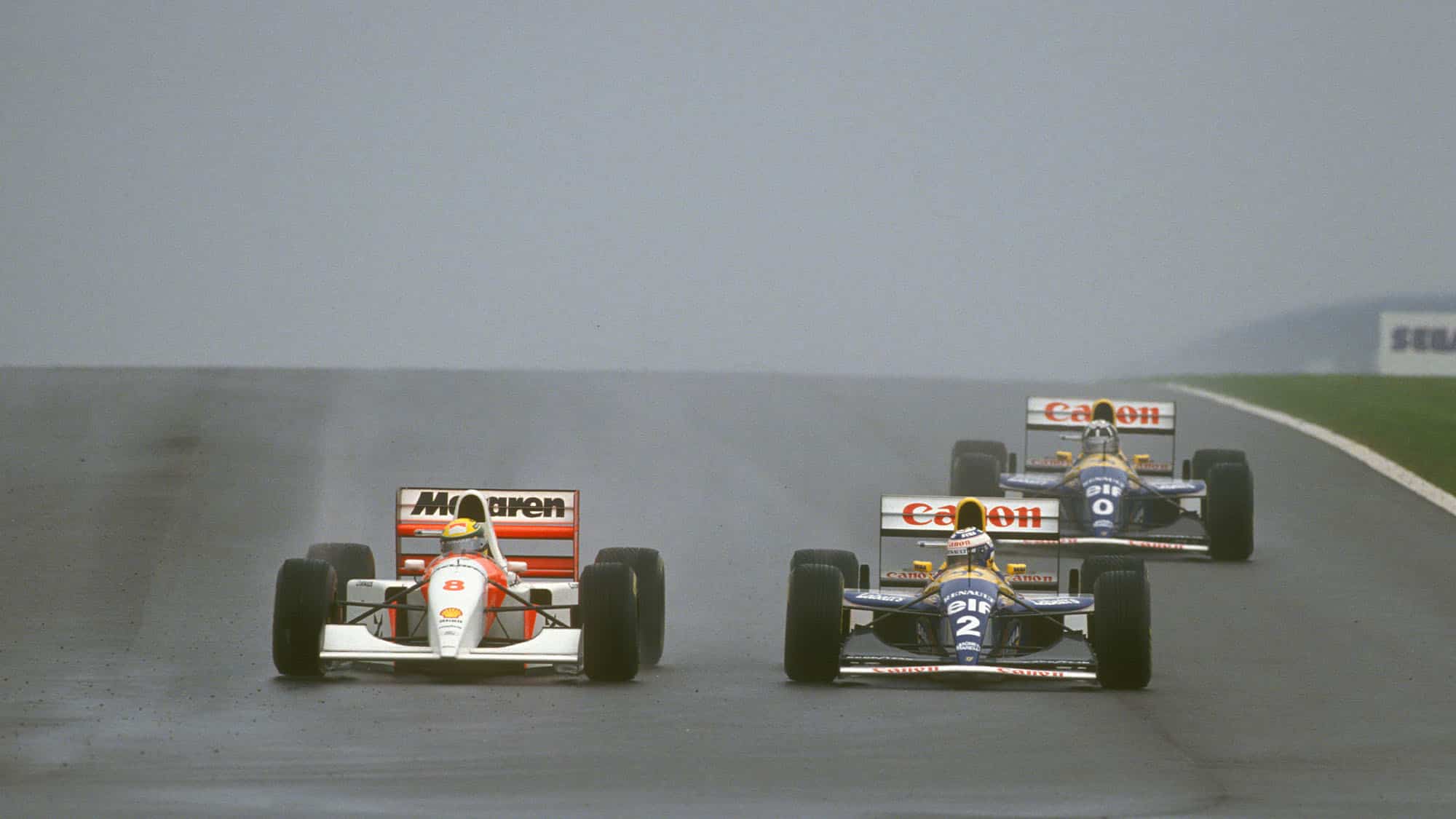 Ayrton Senna McLaren 1993 European GP Donington