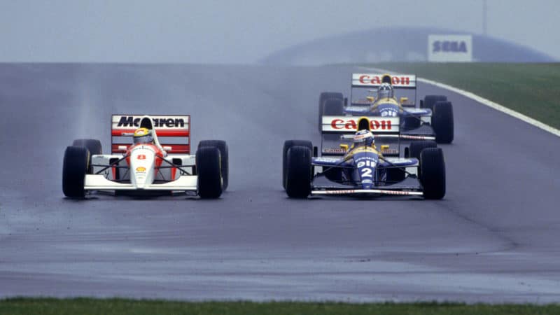 Ayrton-Senna-passes-Alain-Prost-to-take-the-lead-of-the-1993-Donington-European-Grand-Prix