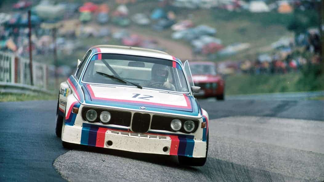 BMW 3.0 CSL on track