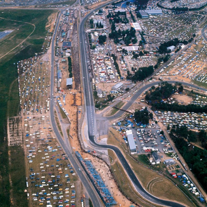 Birds eye view of the Circuit de la Sarthe