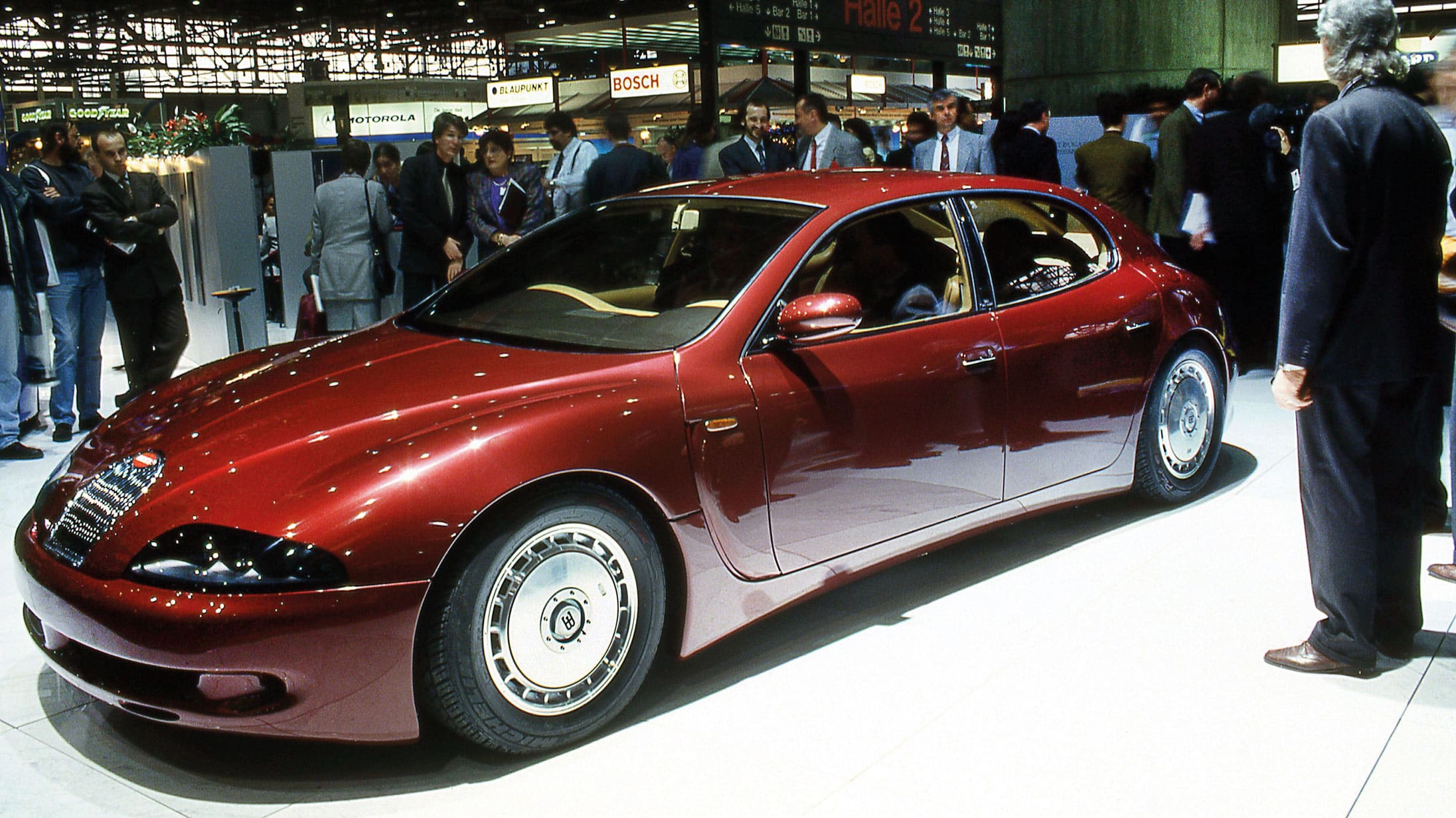 Bugatti’s prototype luxury four-seat EB112