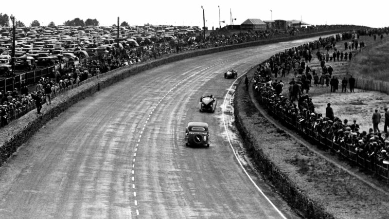 Crowds at the 1935 Le Mans event