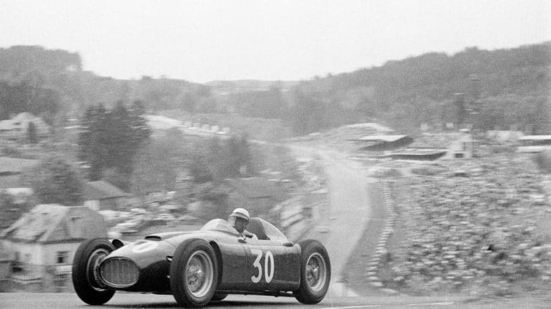 Eugenio Castellotti Belgian Grand Prix 1955