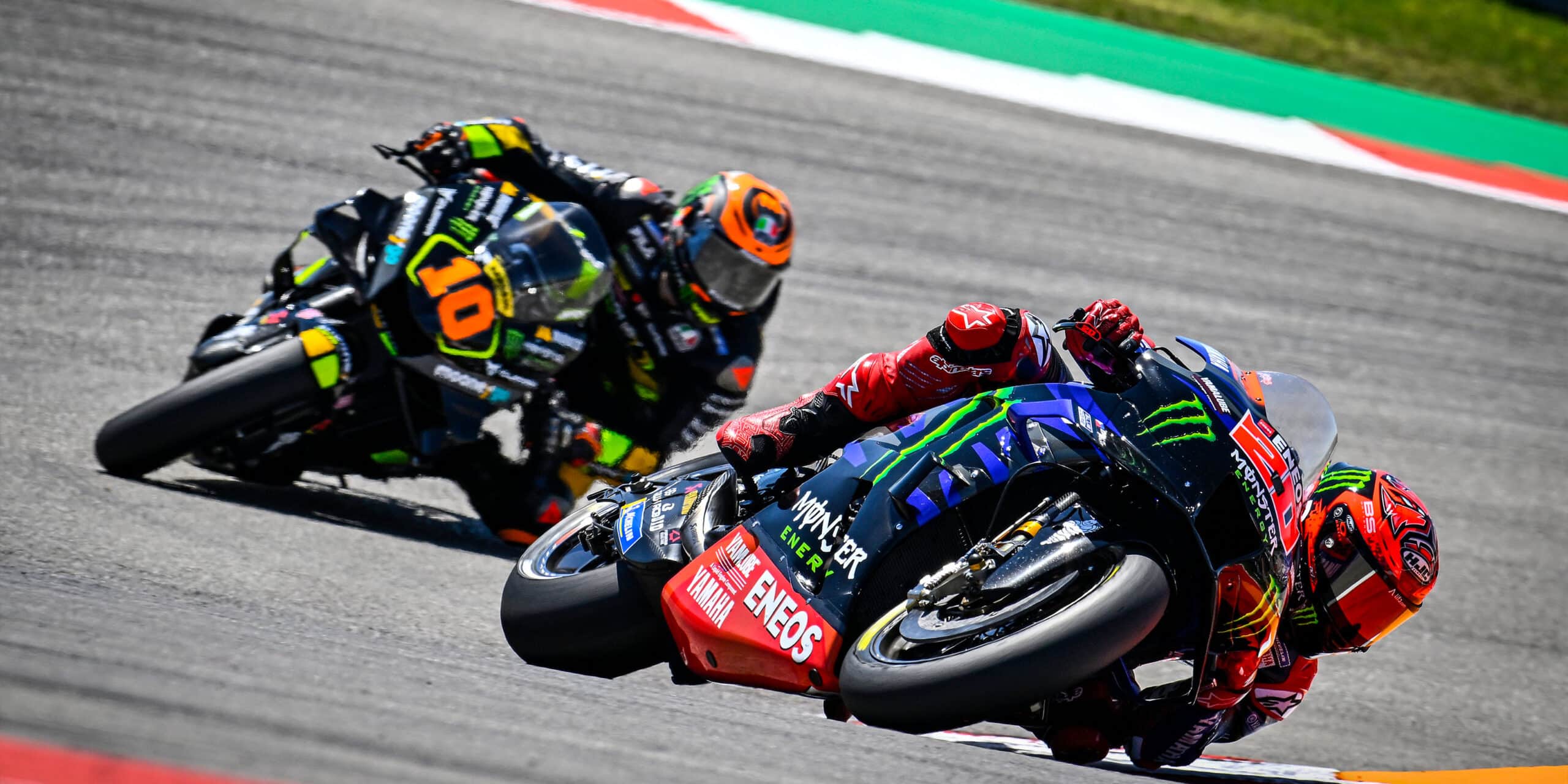 Fabio-Quartararo-ahead-of-Luca-Marini-in-2023-MotoGP-Grand-Prix-of-the-Americas
