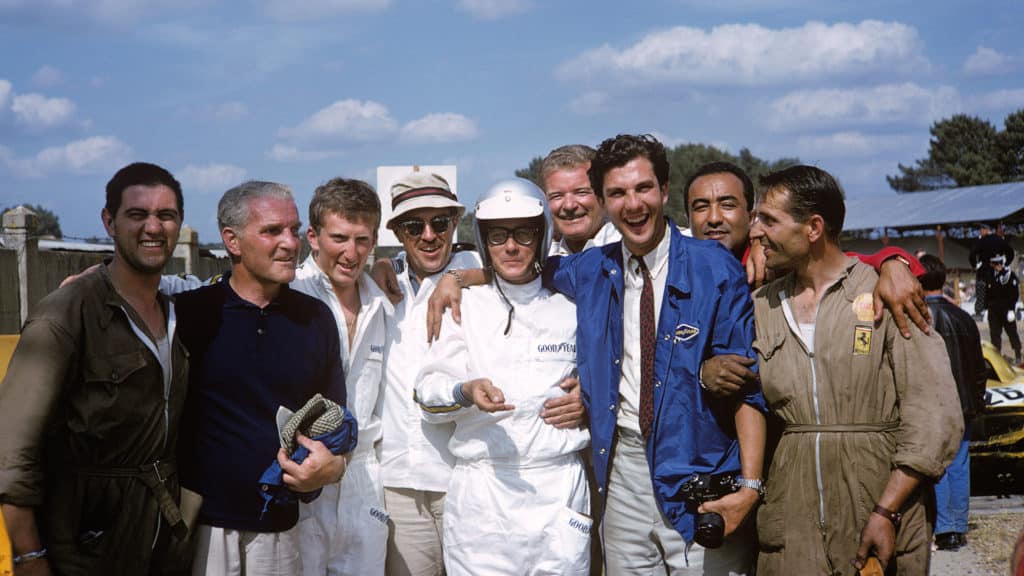 Ferrari team at Le Mans 1965